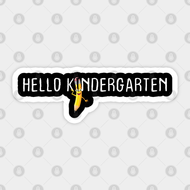 HELLO KINDERGARTEN Sticker by Duodesign